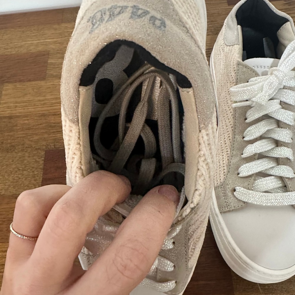 P448 Womens Thea Pachi Platform Sneaker EU 40 NWT $ 298 Lace Up Low Top - Picture 8 of 11